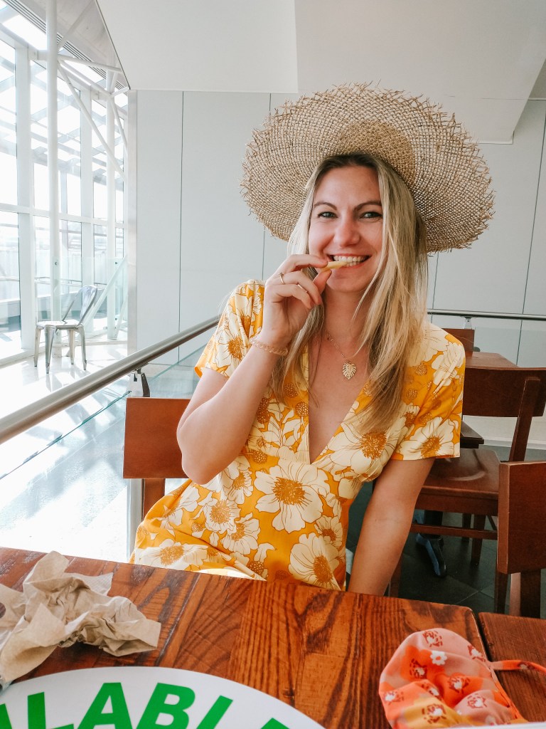 socially distanced airport meals COVID travel 