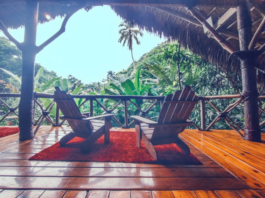 dominican treehouse village main reception