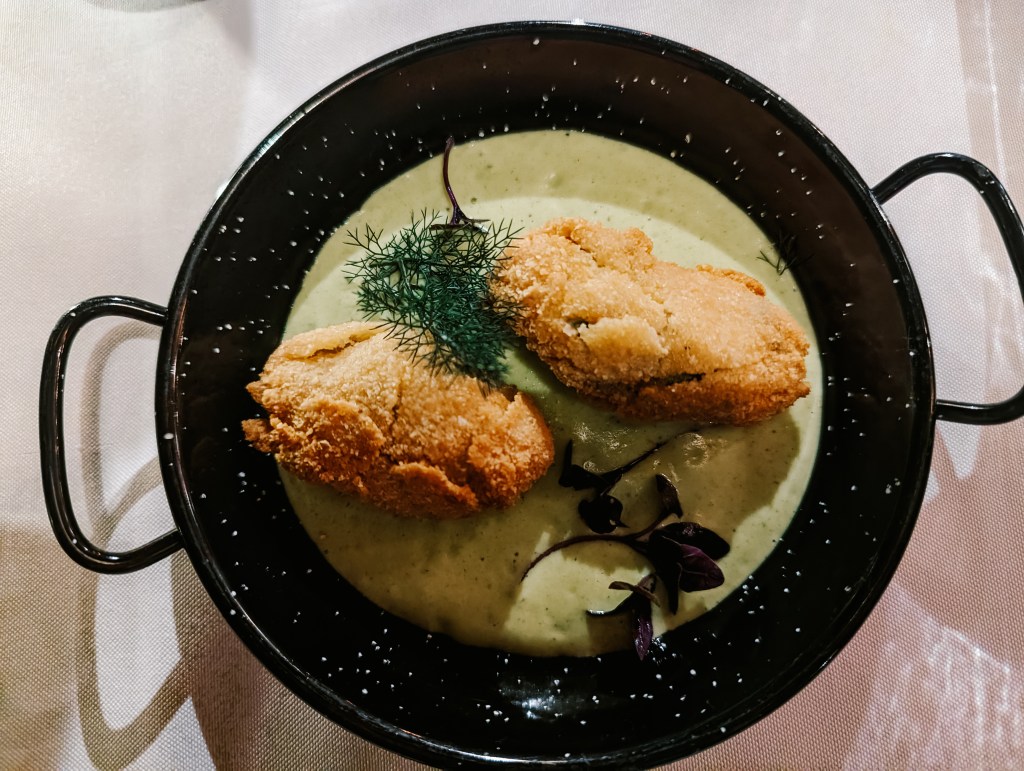 Sea croquettes at Elephant house restaurant Nayara Bocas del Toro