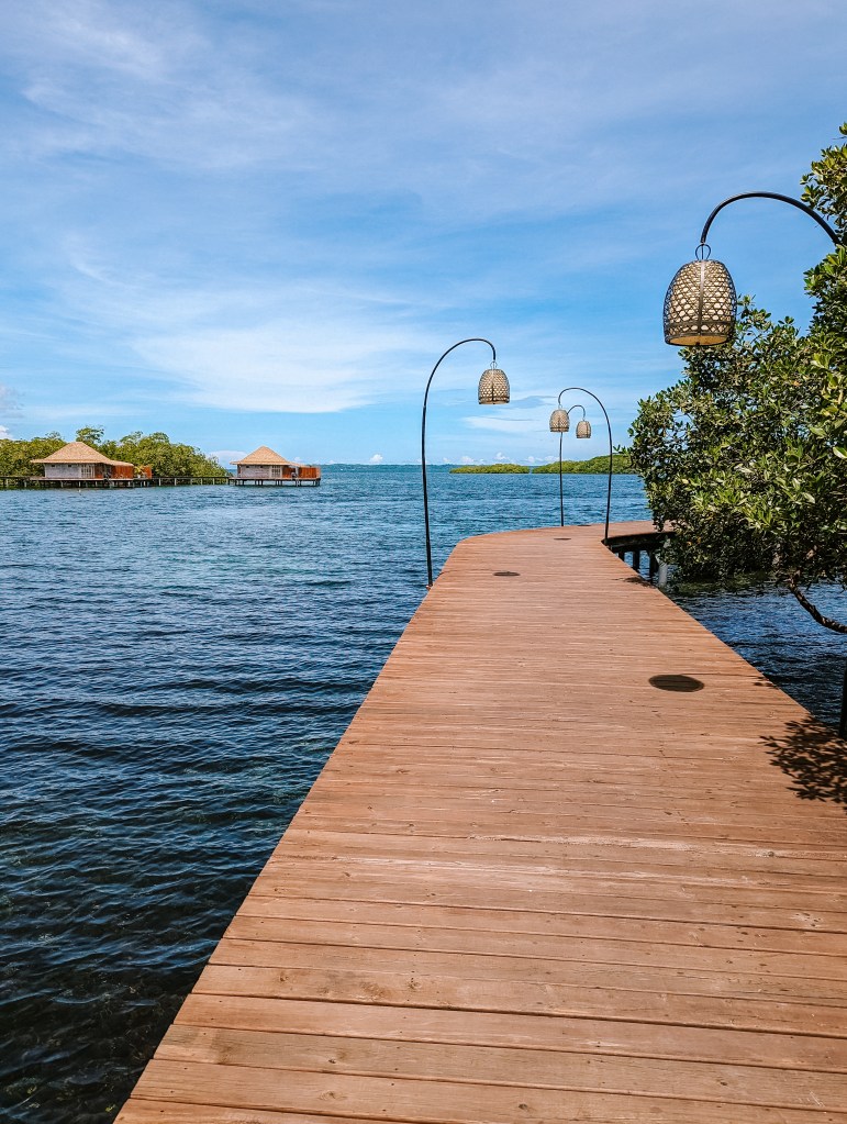 Walkway grounds elephant house restaurant Nayara Bocas del Toro