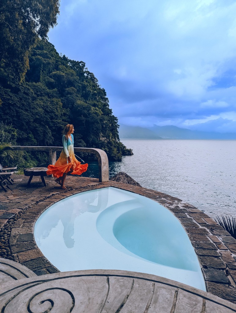 private plunge pool deluxe suite 5 la fortuna atitlan
