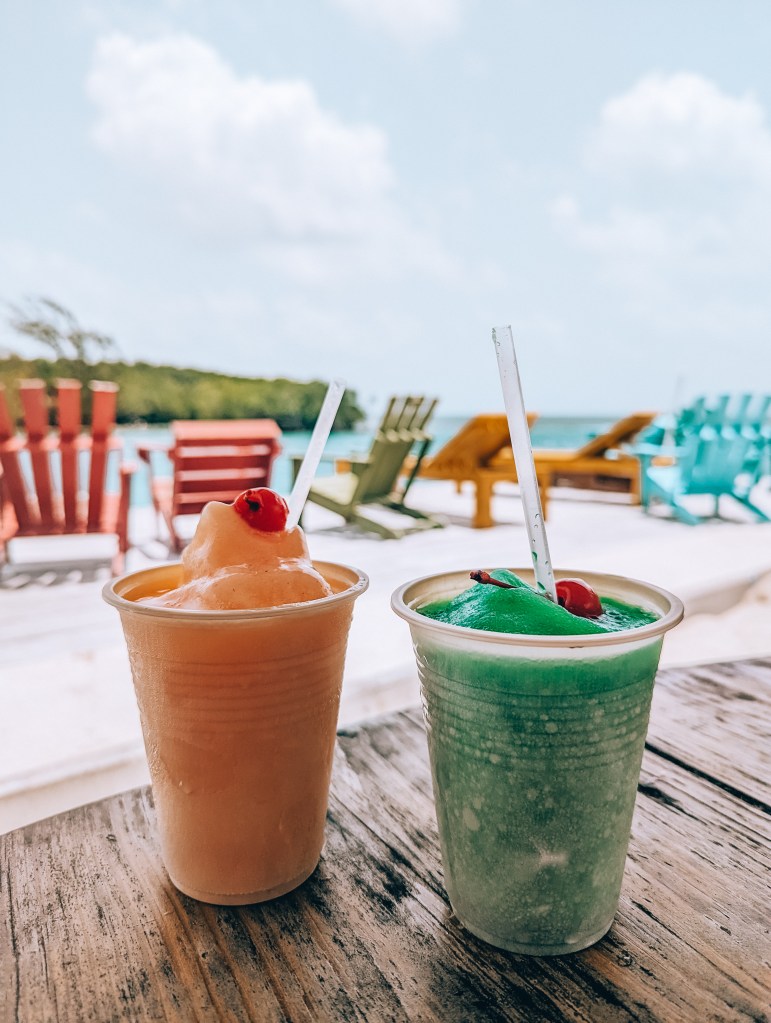 cocktails lazy lizard caye caulker belize