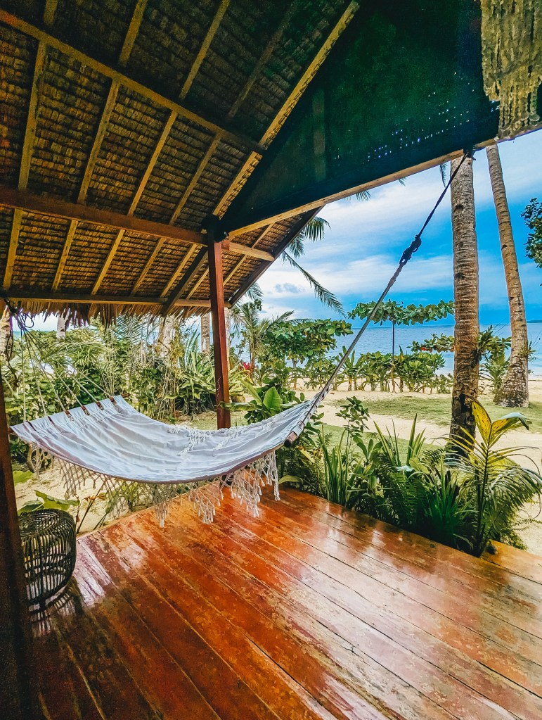 hammock cabana soultribe beach retreat siargao philippines