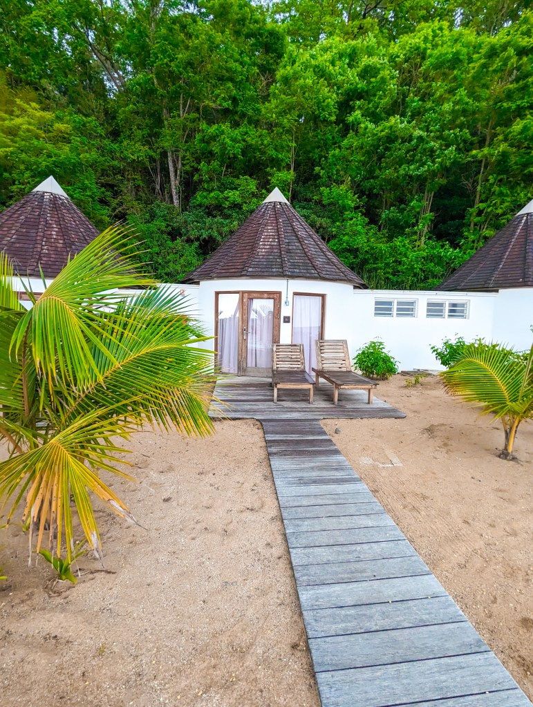 langley fort royal guadeloupe oceanfront bungalow