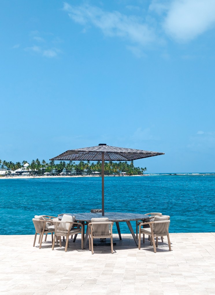 la toubana guadeloupe seating beach bar