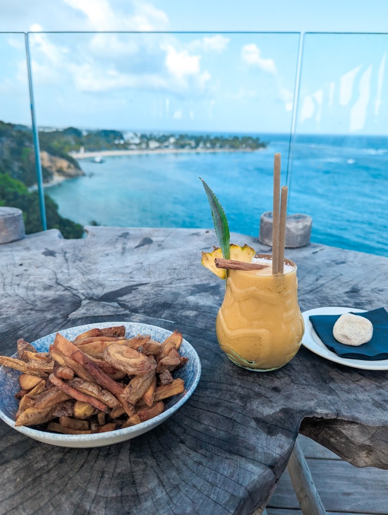 Appetizer cocktail la toubana guadeloupe