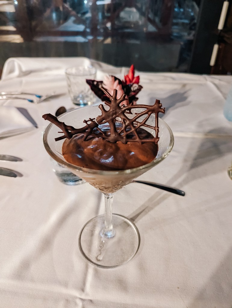 le jardin malanga guadeloupe dinner chocolate mousse