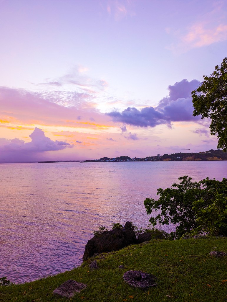la creole beach hotel guadeloupe sunset