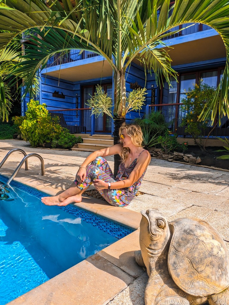 Relaxing pool true blue bay resort grenada