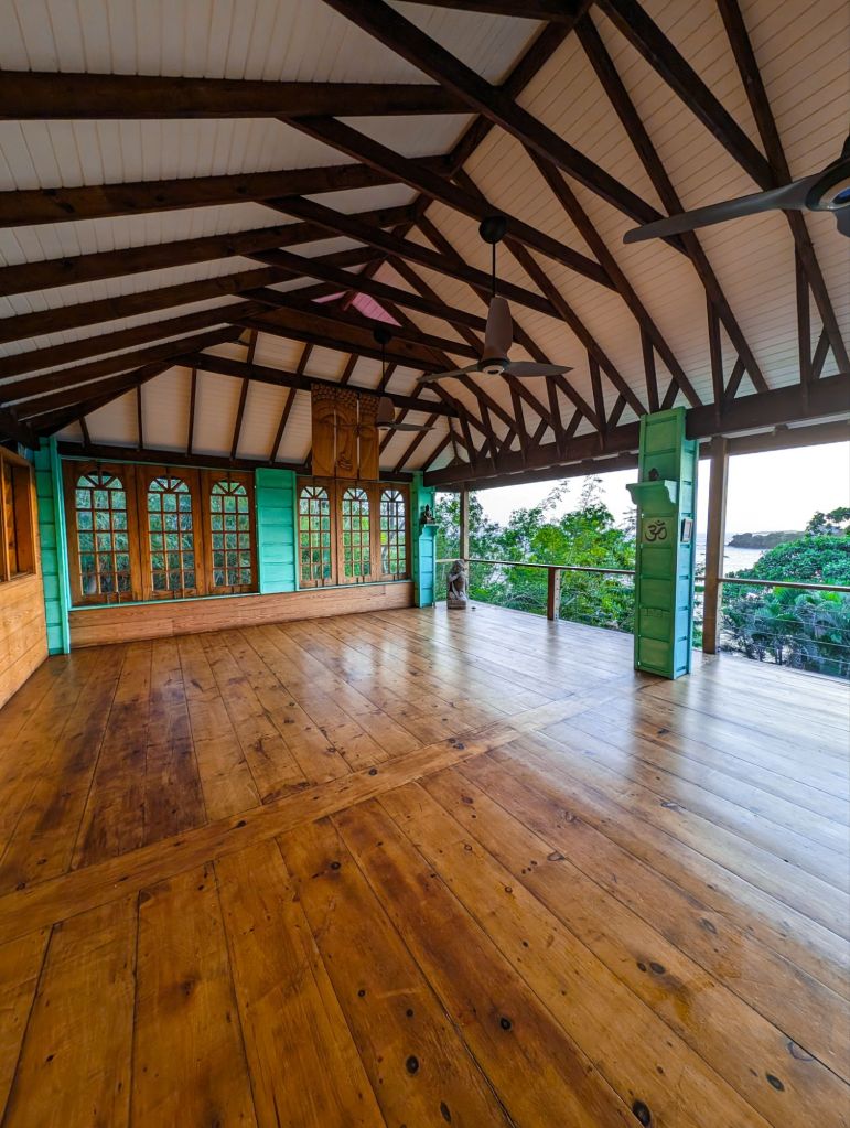 true blue bay resort grenada yoga deck