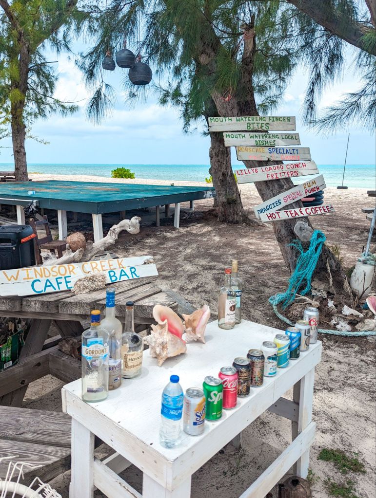 north middle caicos windsor creek cafe