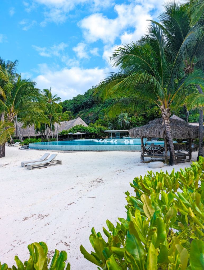 conrad bora bora nui beach pool