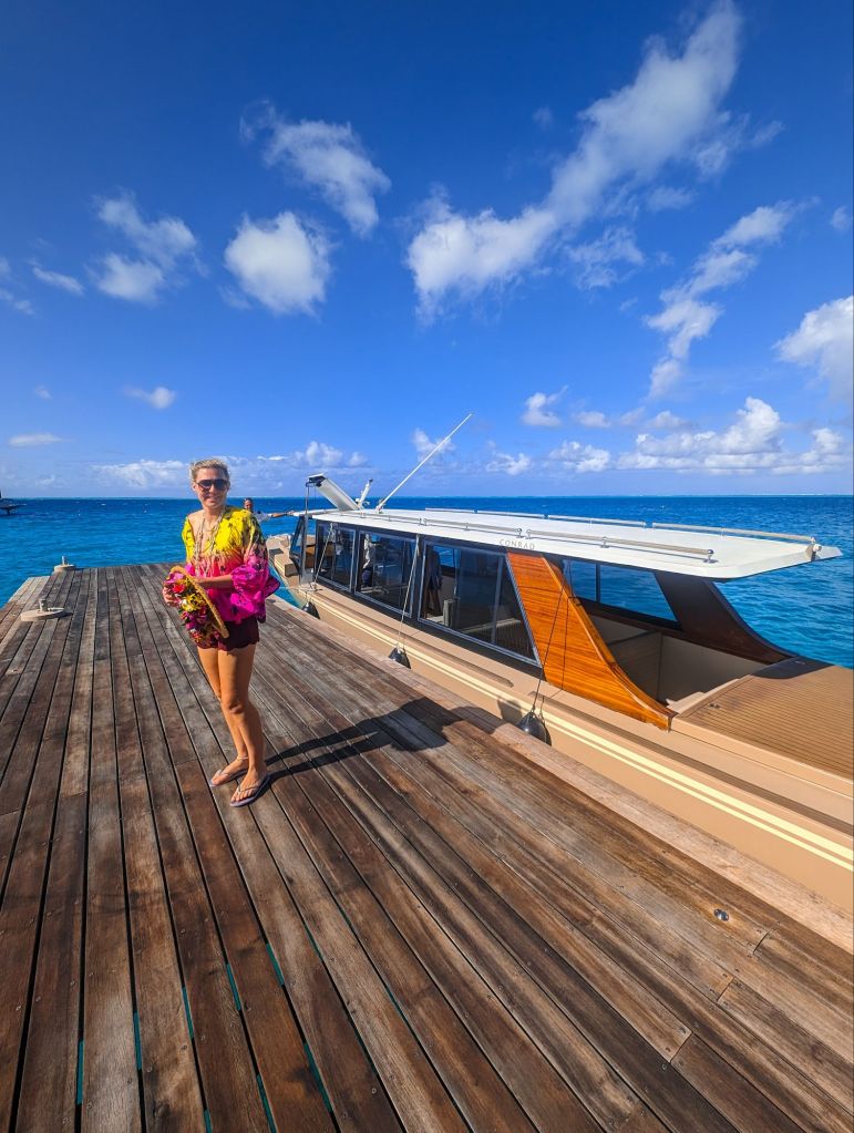 conrad bora bora nui boat