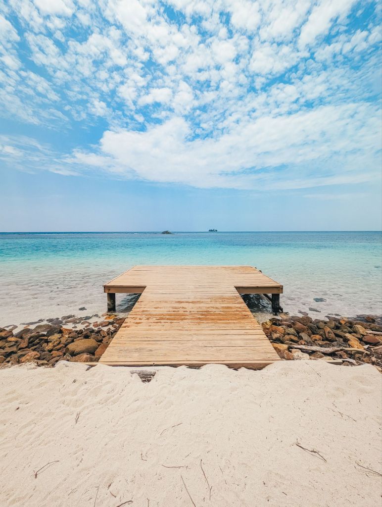 pelican beach south water caye deck
