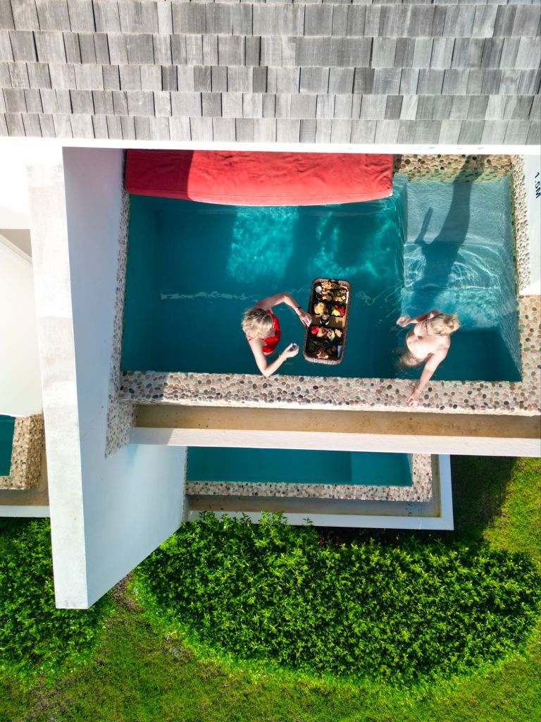 escape nonsuch bay antigua hotel review floating tapas