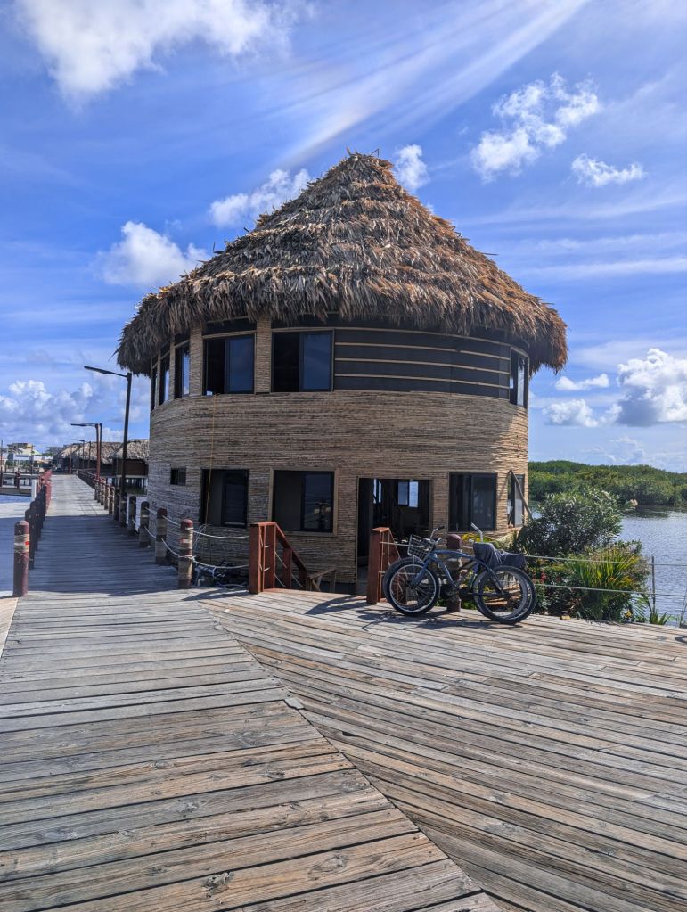 lina point overwater resort hotel review belize ambergris caye restaurant