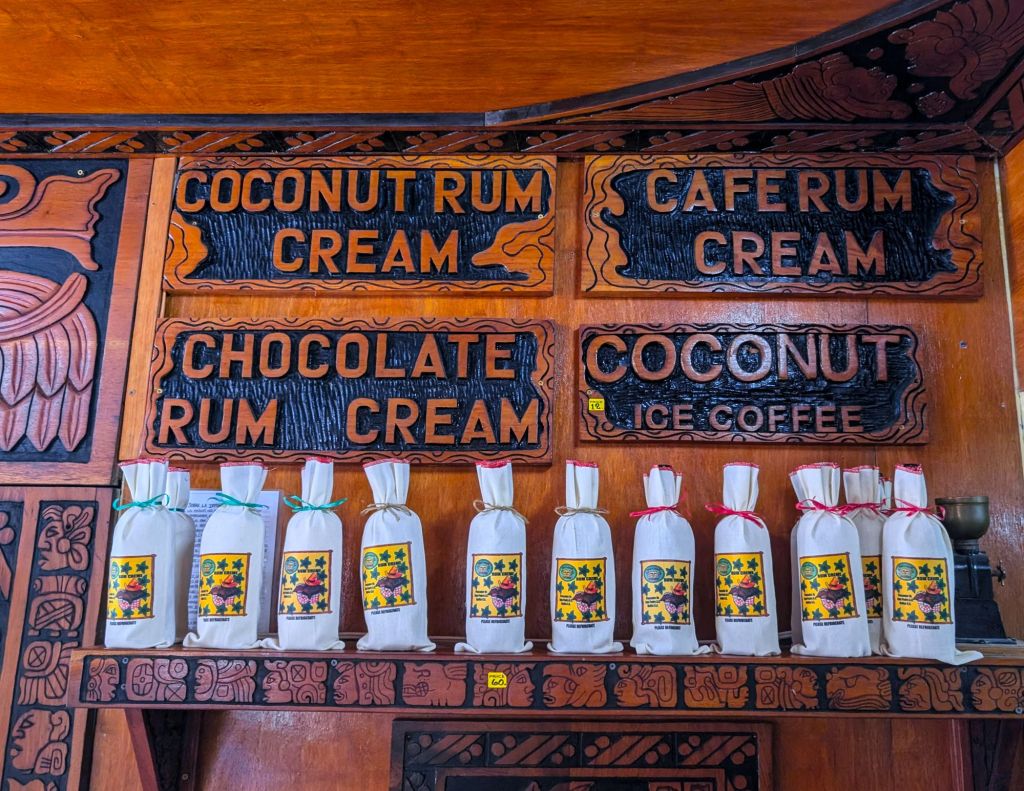 sauls rum creams belize food tour san pedro