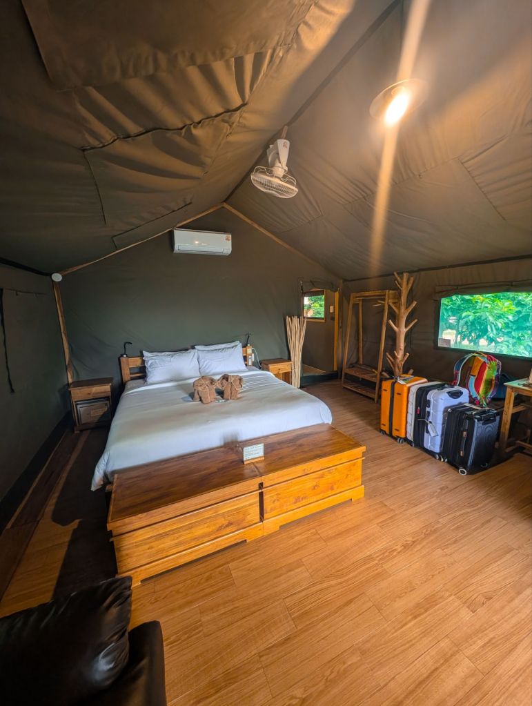 bush camp chiang mai thailand tent