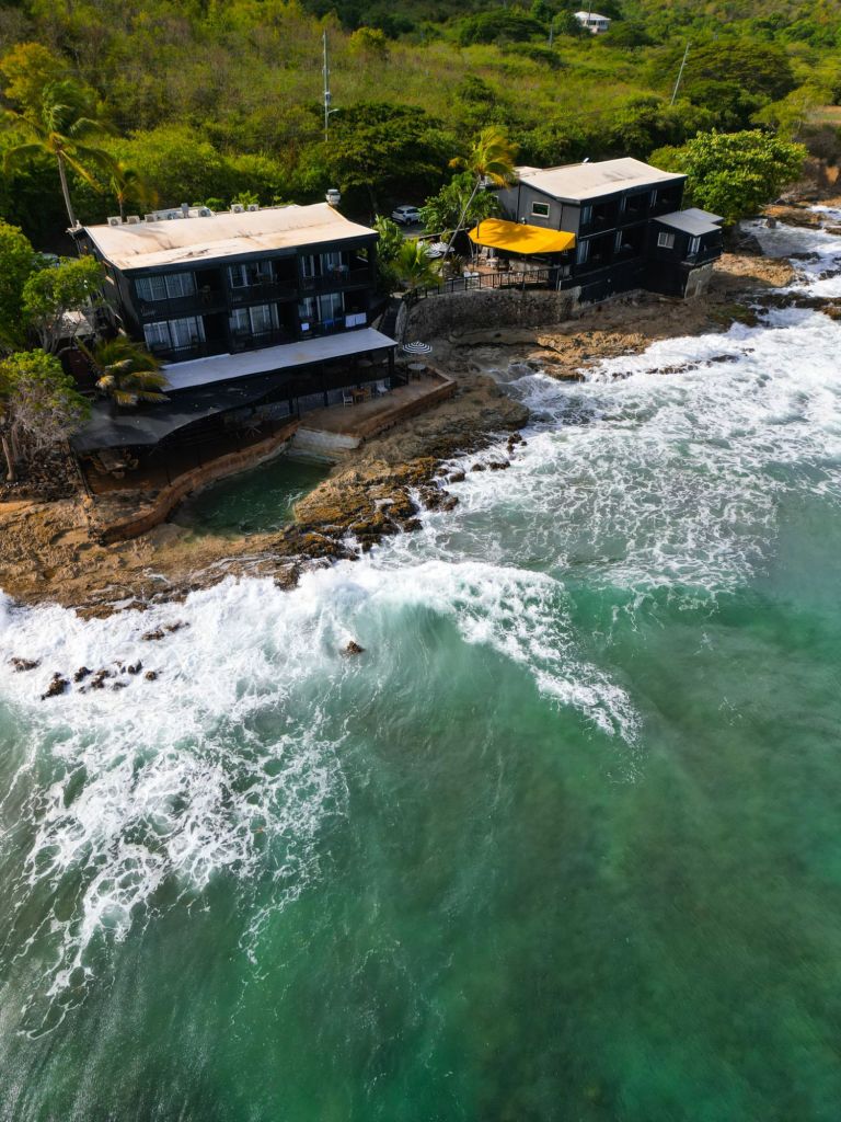 waves at cane bay st croix usvi virgin islands